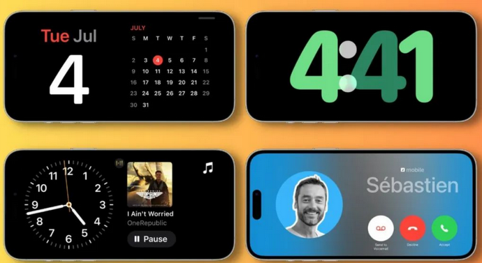 泊头苹果手机维修分享iOS17横屏充电待机显示有什么好处 
