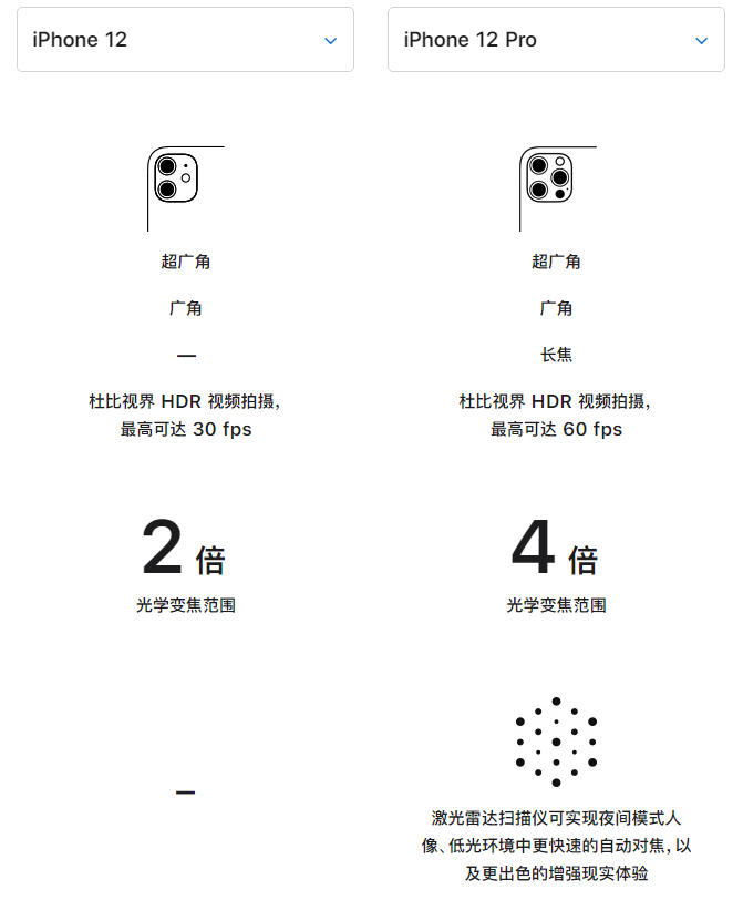 泊头苹果手机维修分享苹果 iPhone 12 与 iPhone 12 Pro 选哪款 
